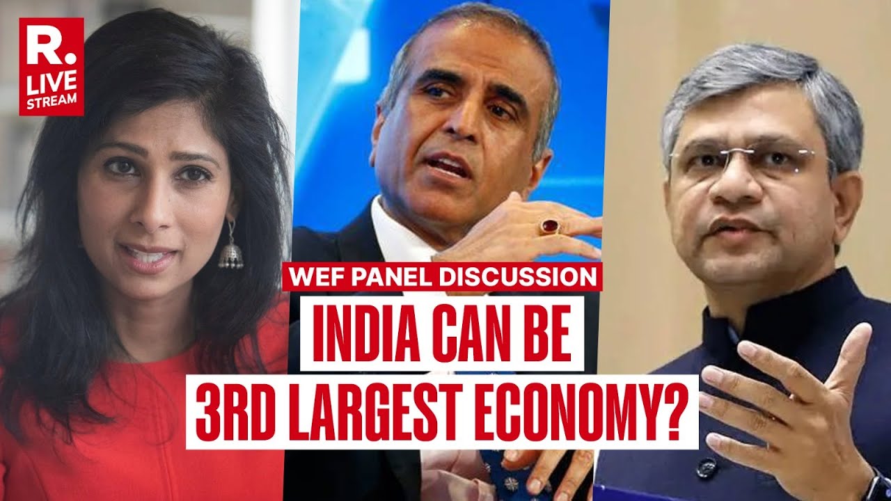 WEF LIVE: Can India Become 3rd Largest Economy? | Ashwini Vaishnaw | Davos