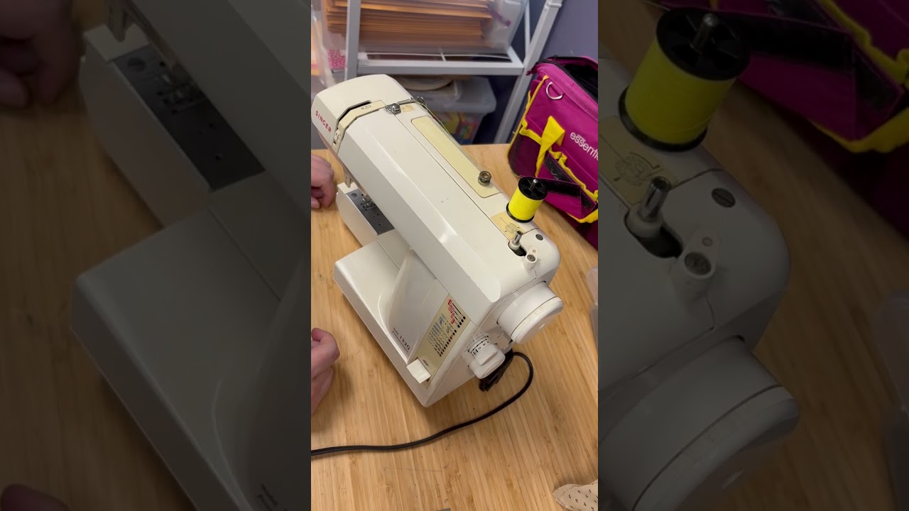 Singer model 132Q featherweight clearing a jam oiling