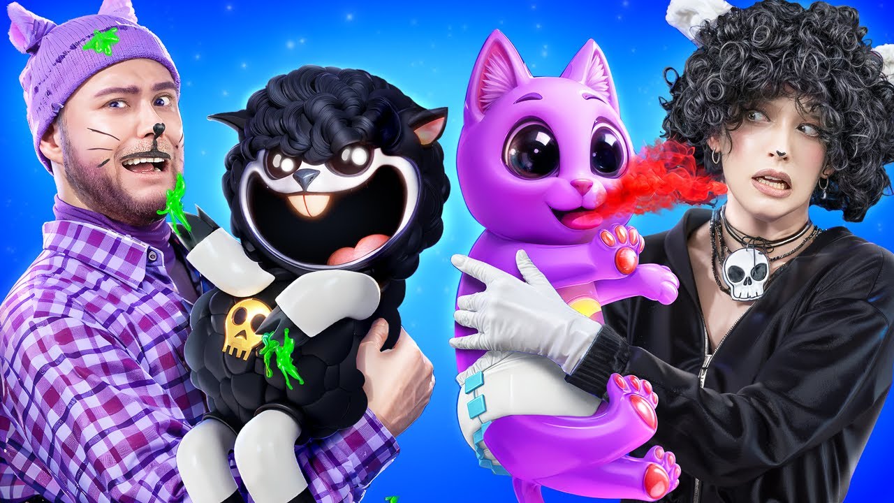 Rodzina Koszmarnych Stworzeń! Baby Chops i CatNap: Poppy Playtime Chapter 4