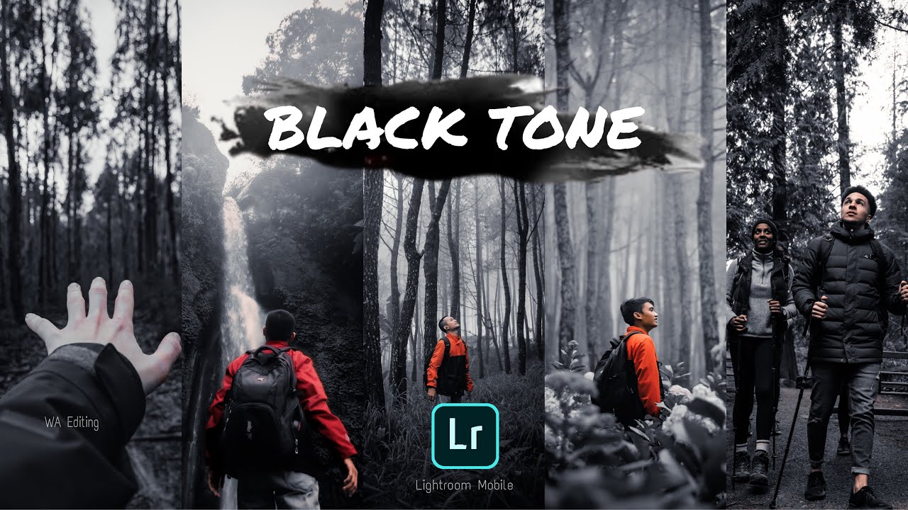 Black Tone Preset | Black Moody Color Grading in Photoshop - Photoshop tutorial