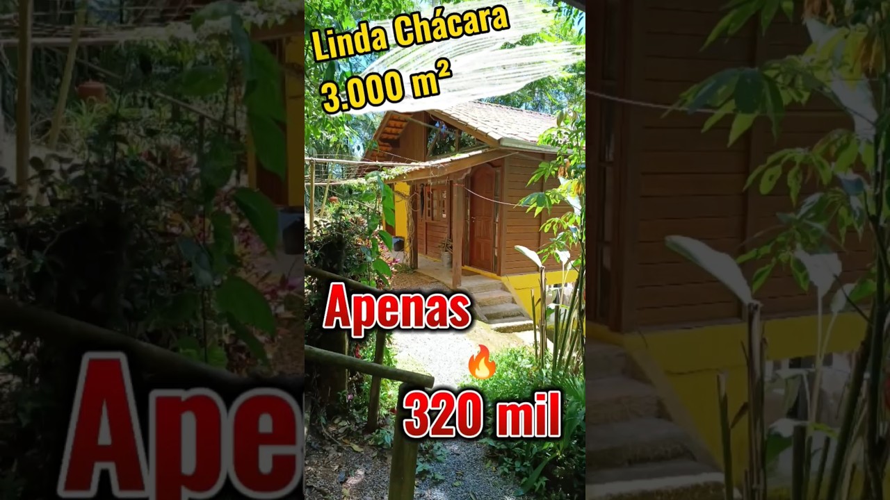 ch&aacute;cara top 3.000 M&sup2;  💲320 mil ✳️ condom&iacute;nio fechado  2 dormit&oacute;rios #ibi&uacute;na #natureza