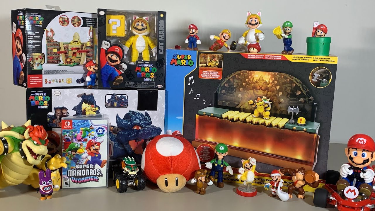 Unboxing Super Mario Bros Toys! Mario and Bowser and More SURPRISES!