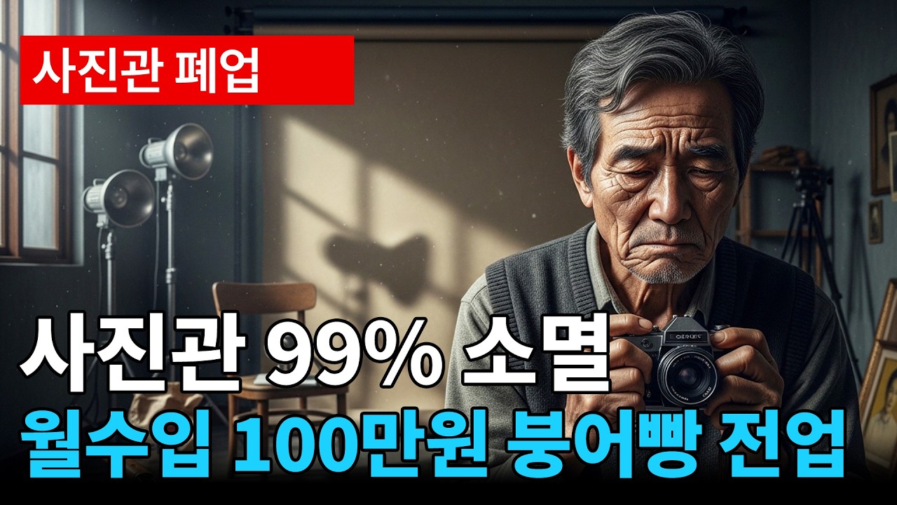 35년 사진관 사장이 붕어빵을 굽게 된 이유…1만 3000곳 중 99%가 사라졌습니다 | 실화