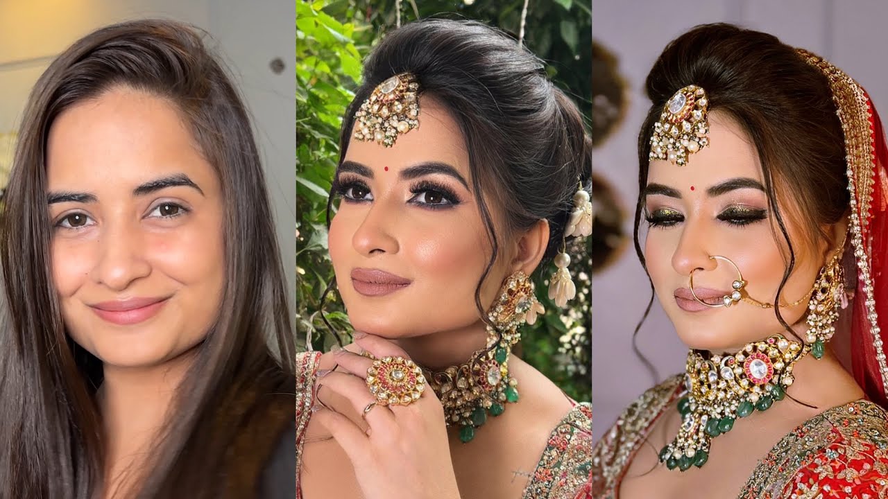 MORNING SIKH BRIDAL MAKEUP TUTORIAL- STEP BY STEP- REET KAUR MAKEOVERS