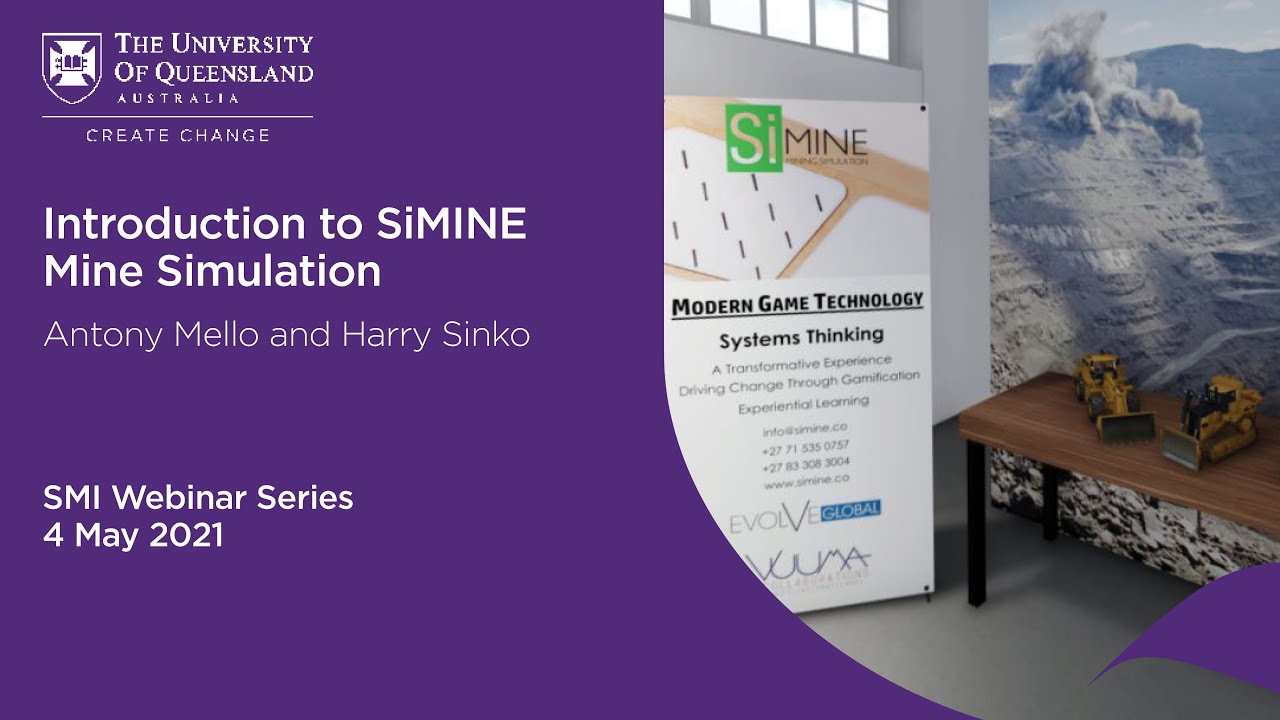 Introduction to SiMINE Mine Simulation - VUUMA Collaborations' Antony Mello and Harry Sinko