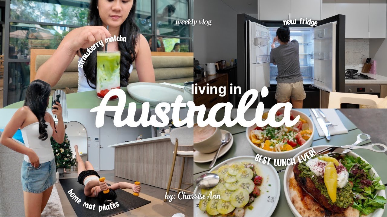 BEST lunch place in Sydney, home mat pilates, bought a new fridge | Living in Australia