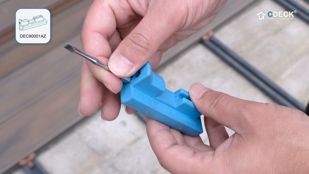 ¿Cómo instalar las lamas de la tarima composite CDECK?