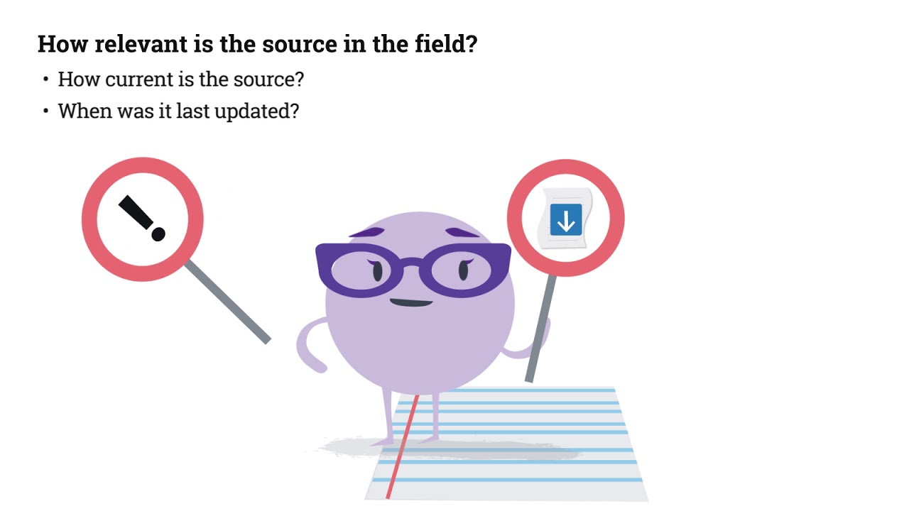 Source Credibility Lesson 6: Relevance | Turnitin