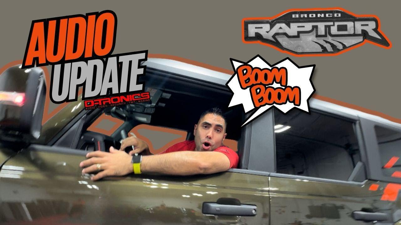 Ford Bronco Raptor Upgrade: Alpine Speakers, Subwoofers, Amp & Top Radar System Install!