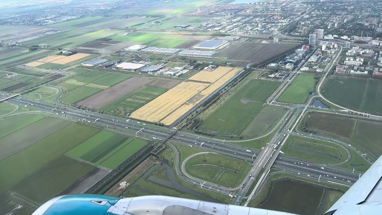 The Sky's the Limit in Amsterdam | Take off from Amsterdam AMS Netherlands Schiphol Fantastic view