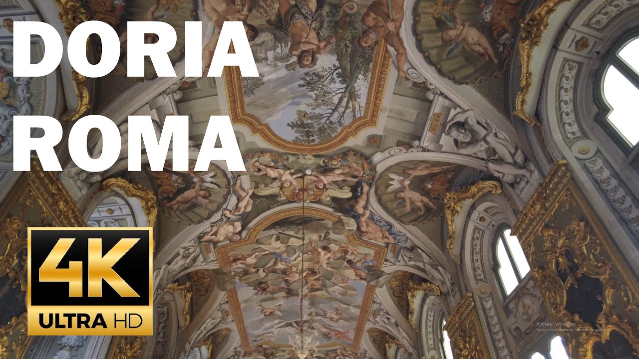 Museo Doria Museum 🇮🇹 4K 🇮🇹  ROMA 🇮🇹 full museum tour 4K UHD amazing ceilings 4K60fps