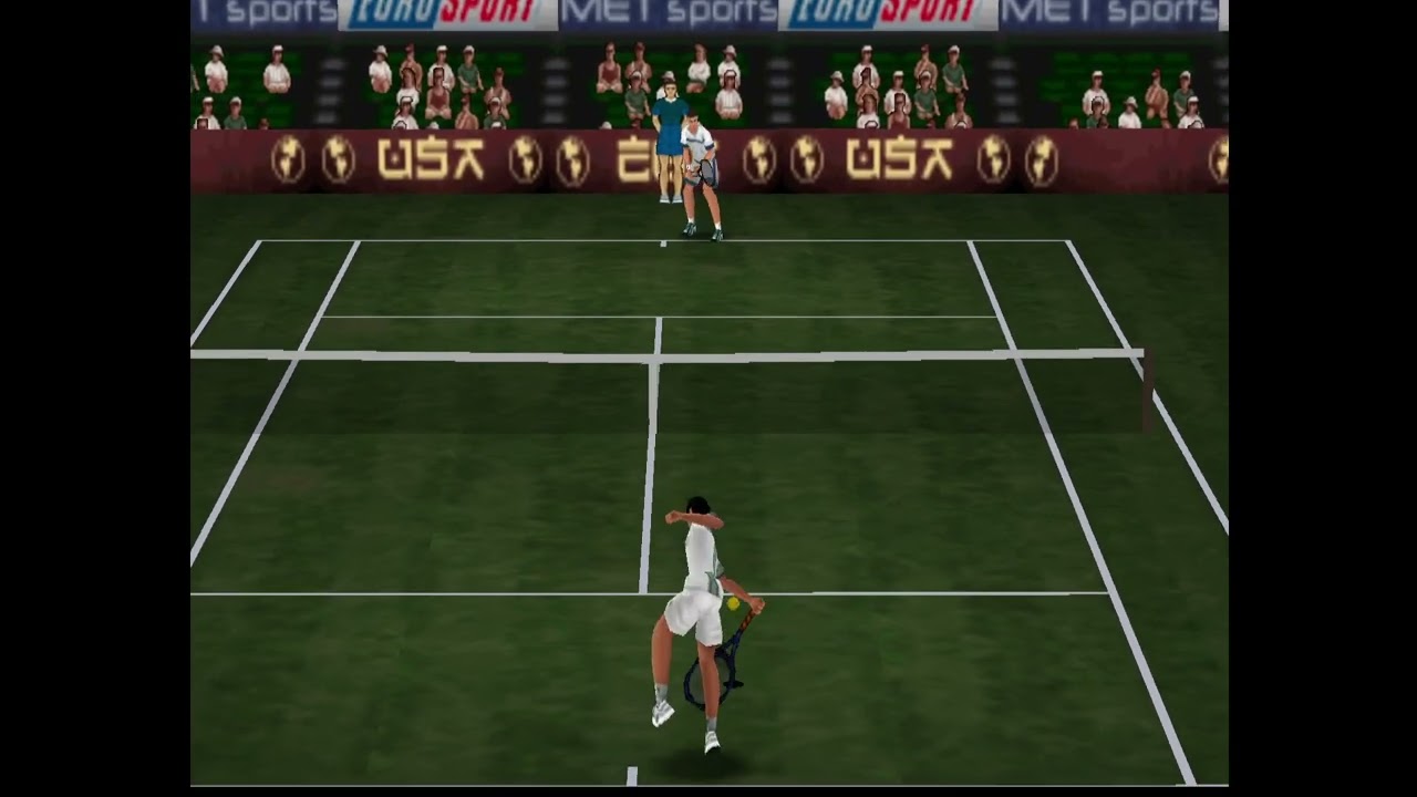 All Star Tennis 99 N64 | M.Chang vs M.Philippoussis | Gameplay