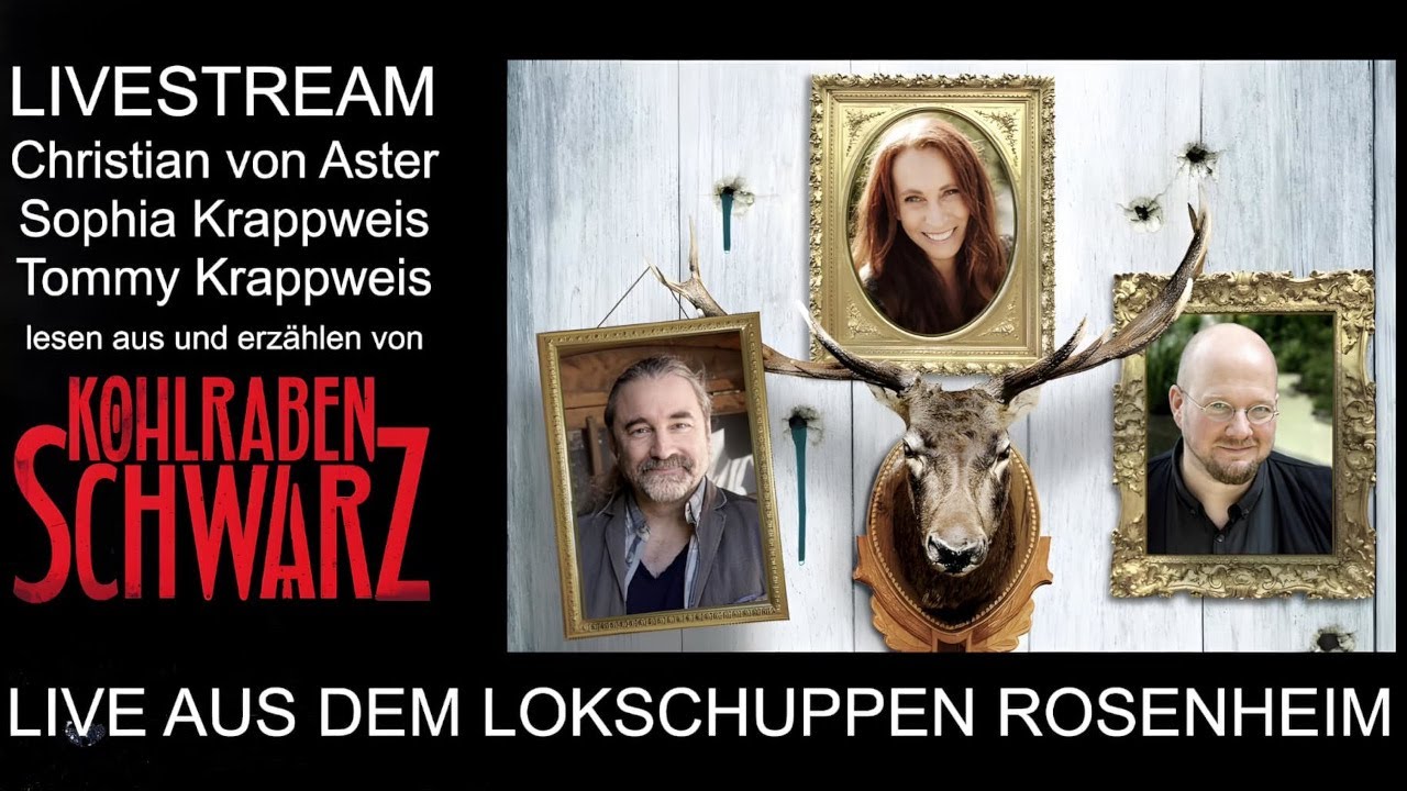 Kohlrabenschwarz - Live Lesung aus dem Lokschuppen Rosenheim