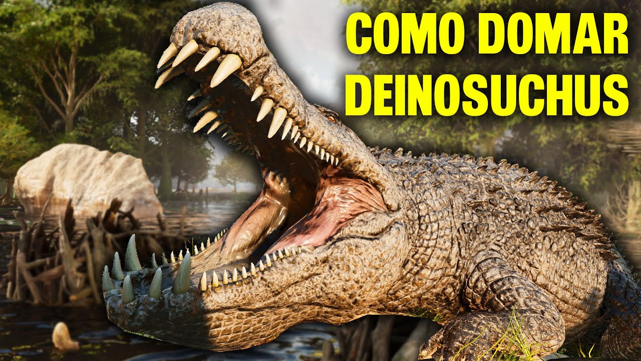 COMO DOMAR O DEINOSUCHUS + LOCALIZAÇÃO E HABILIDADES Ark: Survival Ascended