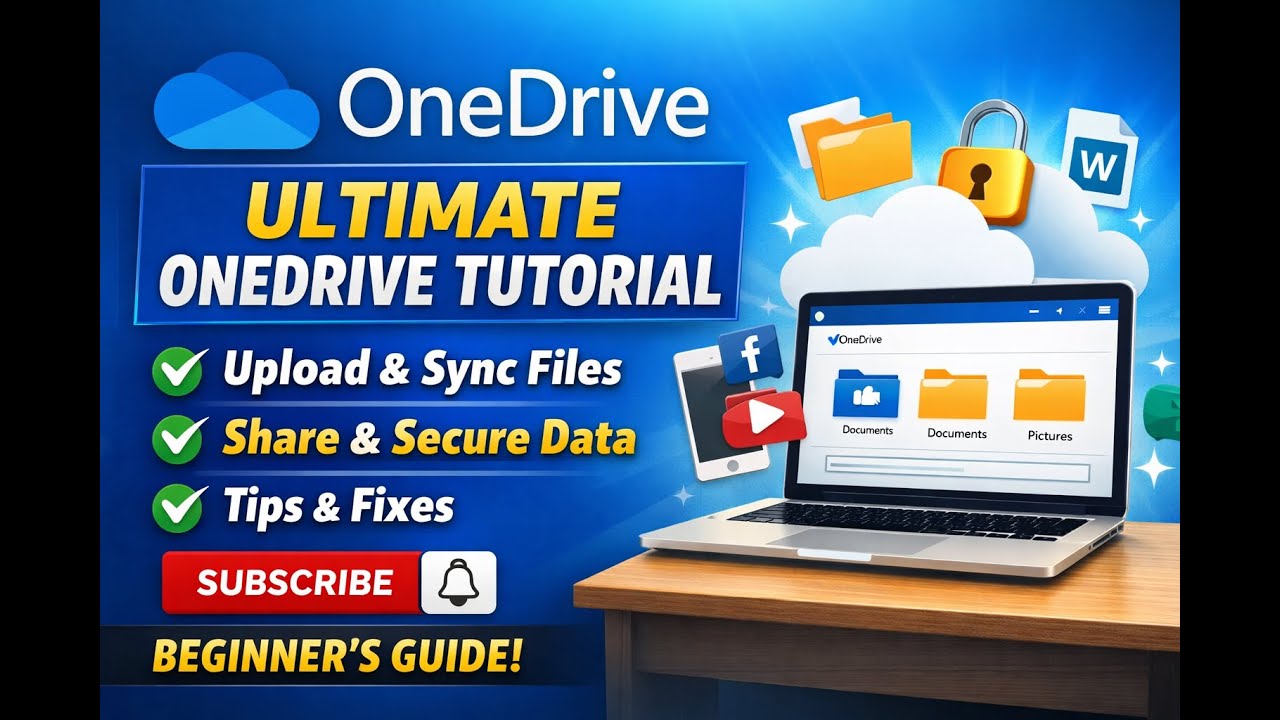 Microsoft OneDrive Tutorial (2026) | Store, Sync & Share Files Like a Pro in 10 Minutes
