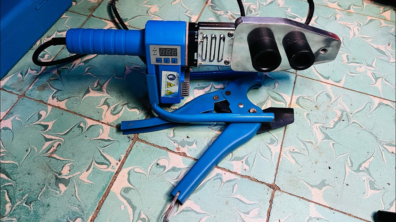 Poniendo a prueba  Termofusora Kit 1000w Pantalla Digital para tubo plus de distintos diámetros