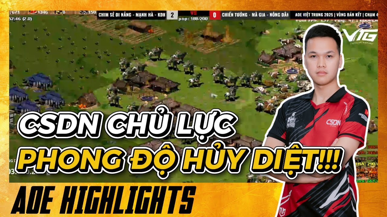 QUÁ KHỦNG với 10.000 thao tác của Chim Sẻ Đi Nắng trận này!!! | AoE Highlights #aoe 