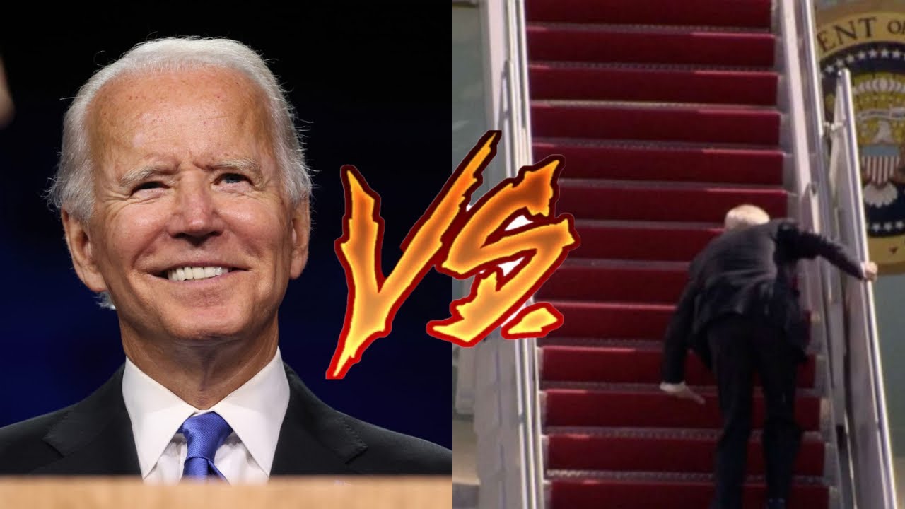 Joe Biden falls on Stairs - Dank Meme Compilation