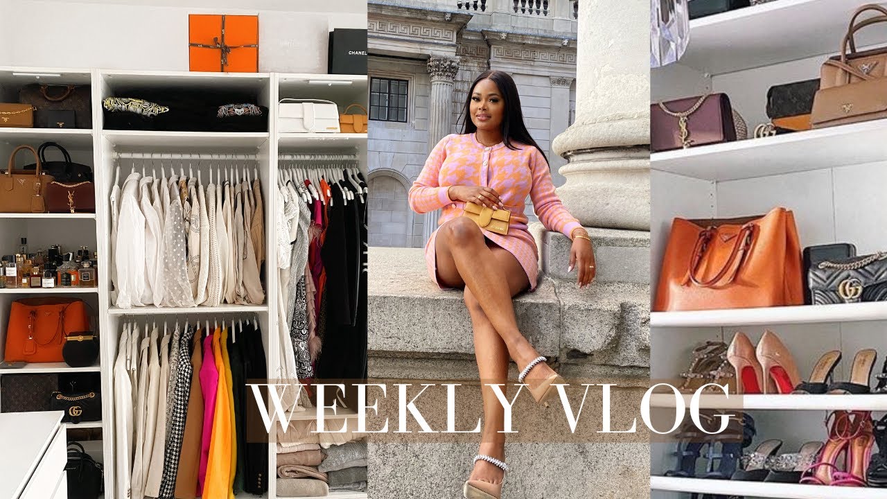 VLOG | SPRING CLOSET CLEAN OUT + SELF CARE  + CLOSET ORGANISATION + MORE | Edwigealamode