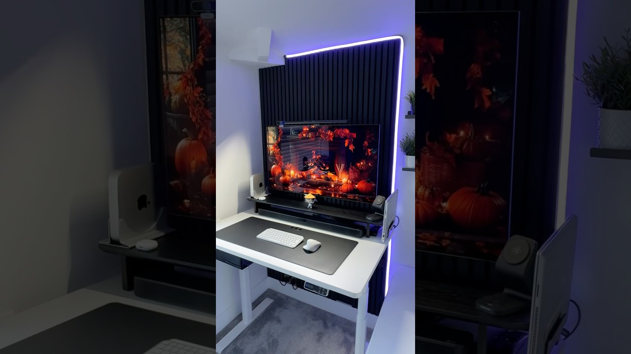 Thoughts on the Setup?!🍁🍂 #desksetup