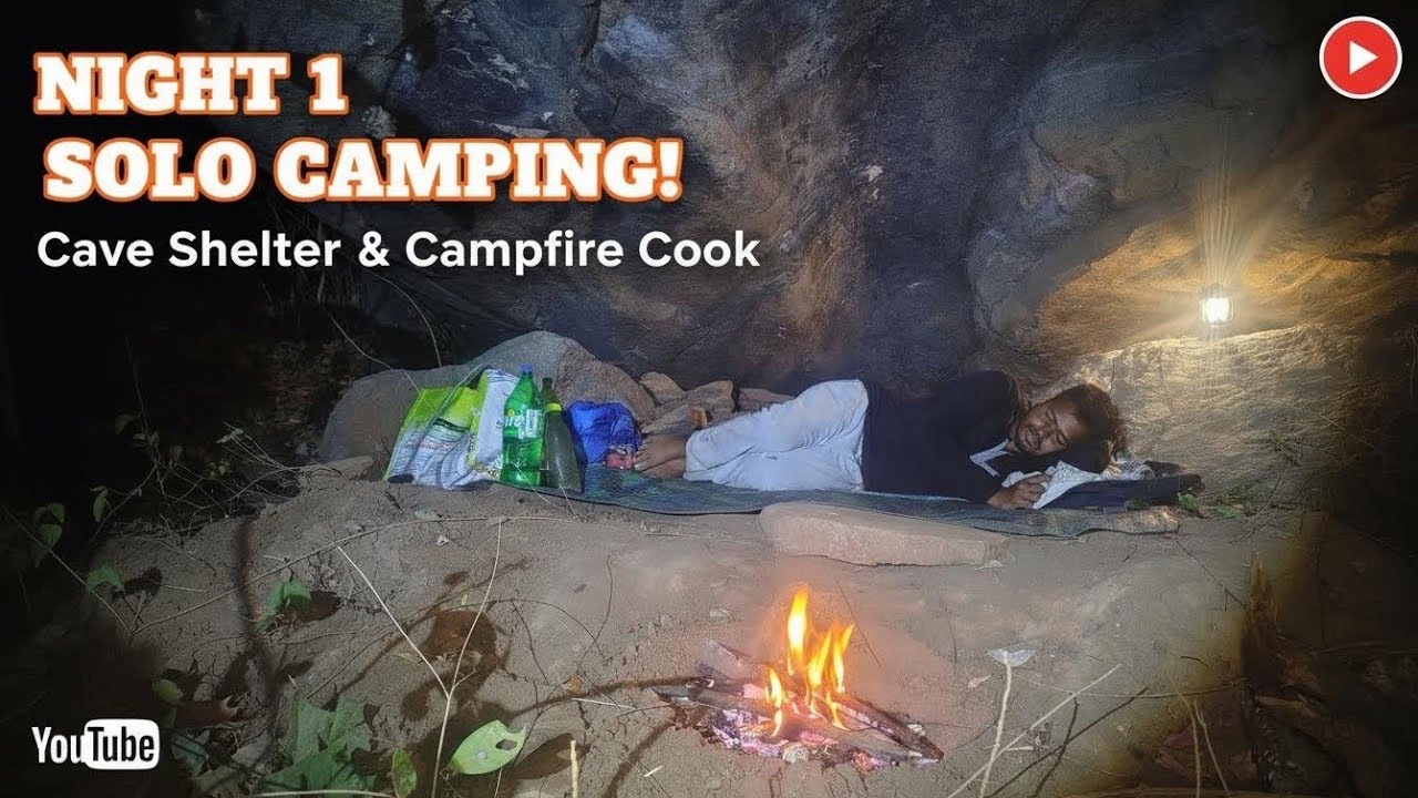 Telugu camping night cave