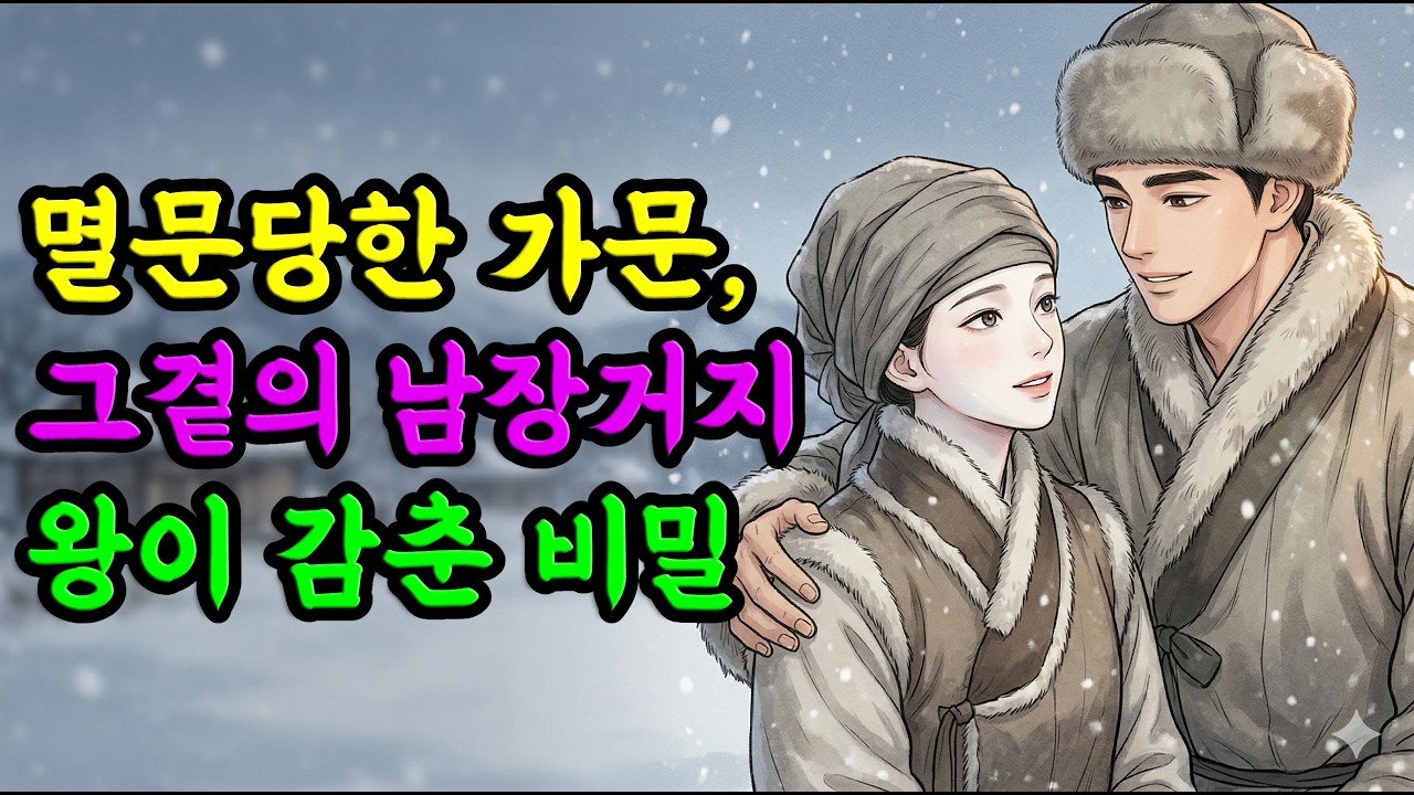 멸문당한 가문, 그곁의 남장거지   왕이감춘비밀| 야담 옛날이야기 오디오북 수면동화 전설 민담