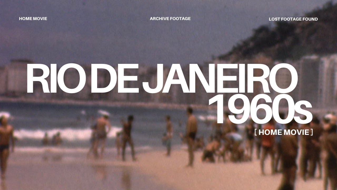 1960s Rio de Janeiro, Brazil | Vintage Archival Film of Aerial Views, Beaches & City Life