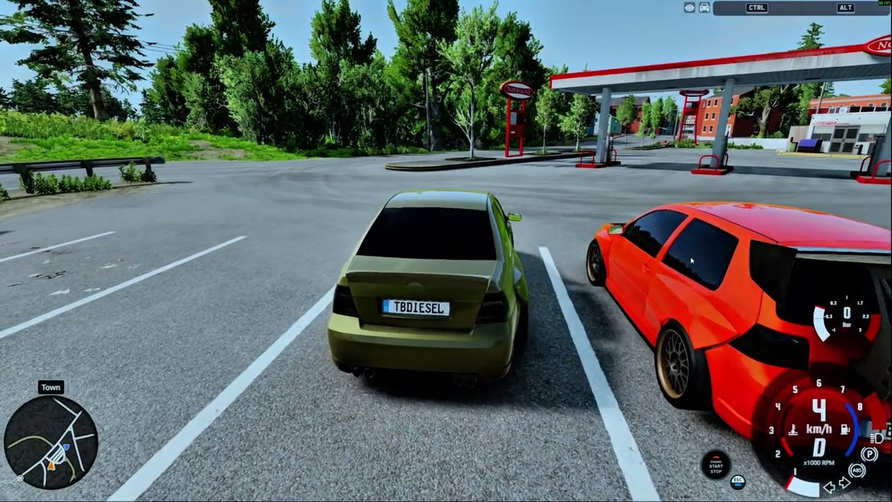 Golf 4 1000hp test 300km/h+!!!