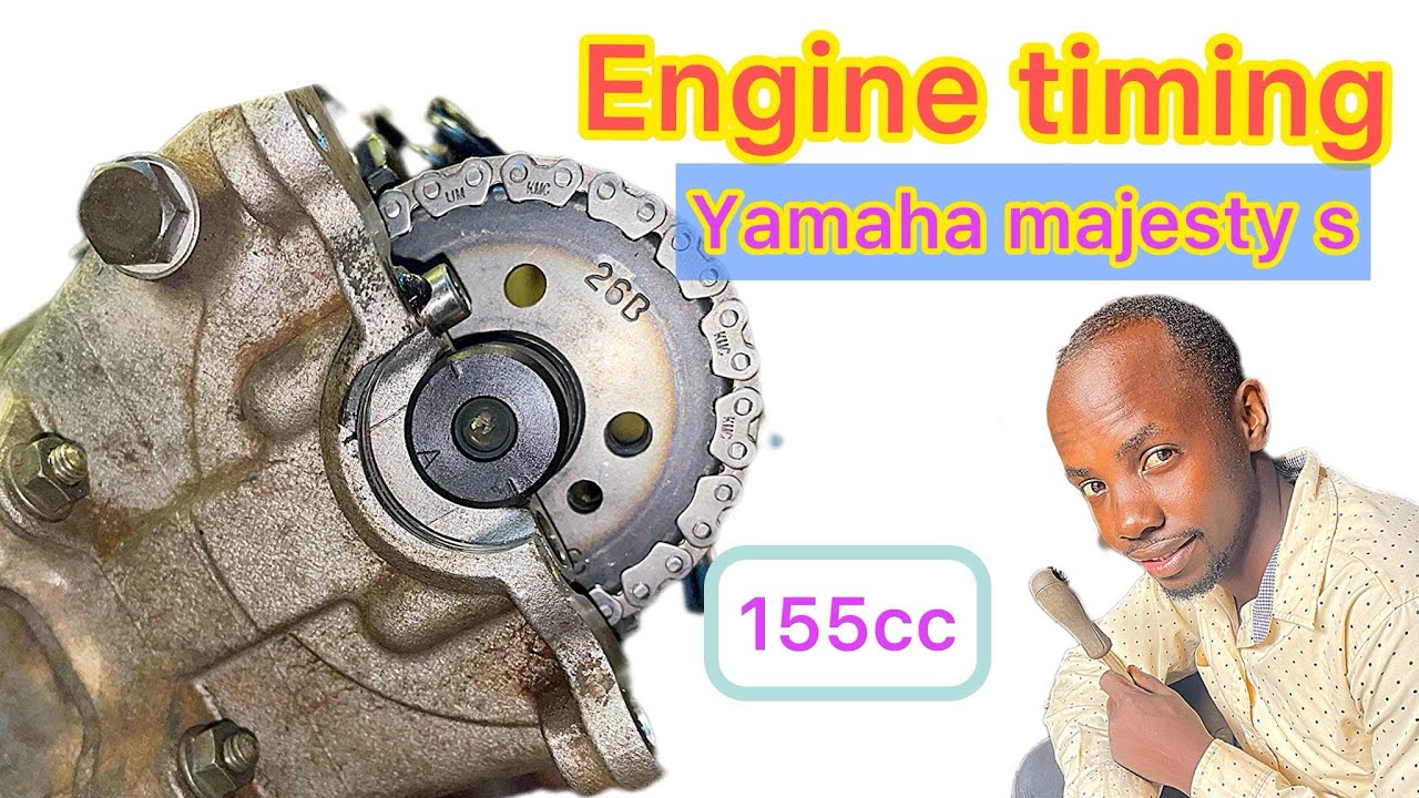 Механизм газораспределения двигателя / скутер Yamaha Majesty S 155cc (XC155)