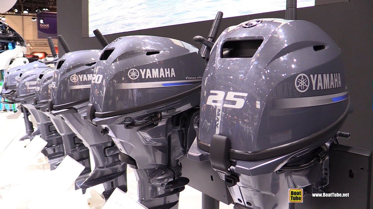 2020 Yamaha 25hp 20hp 15hp 9.9hp 8hp 5hp 2.5hp Marine Engines - Walkaround - 2020 Boot Dusseldorf