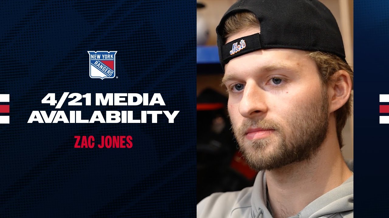 NYR 2025 Exit Day: Zac Jones Media Availability | April 21, 2025