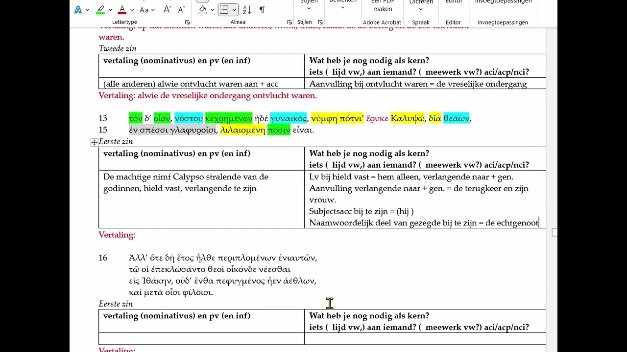 Homerus, Odyssee, 1.11 - 21
