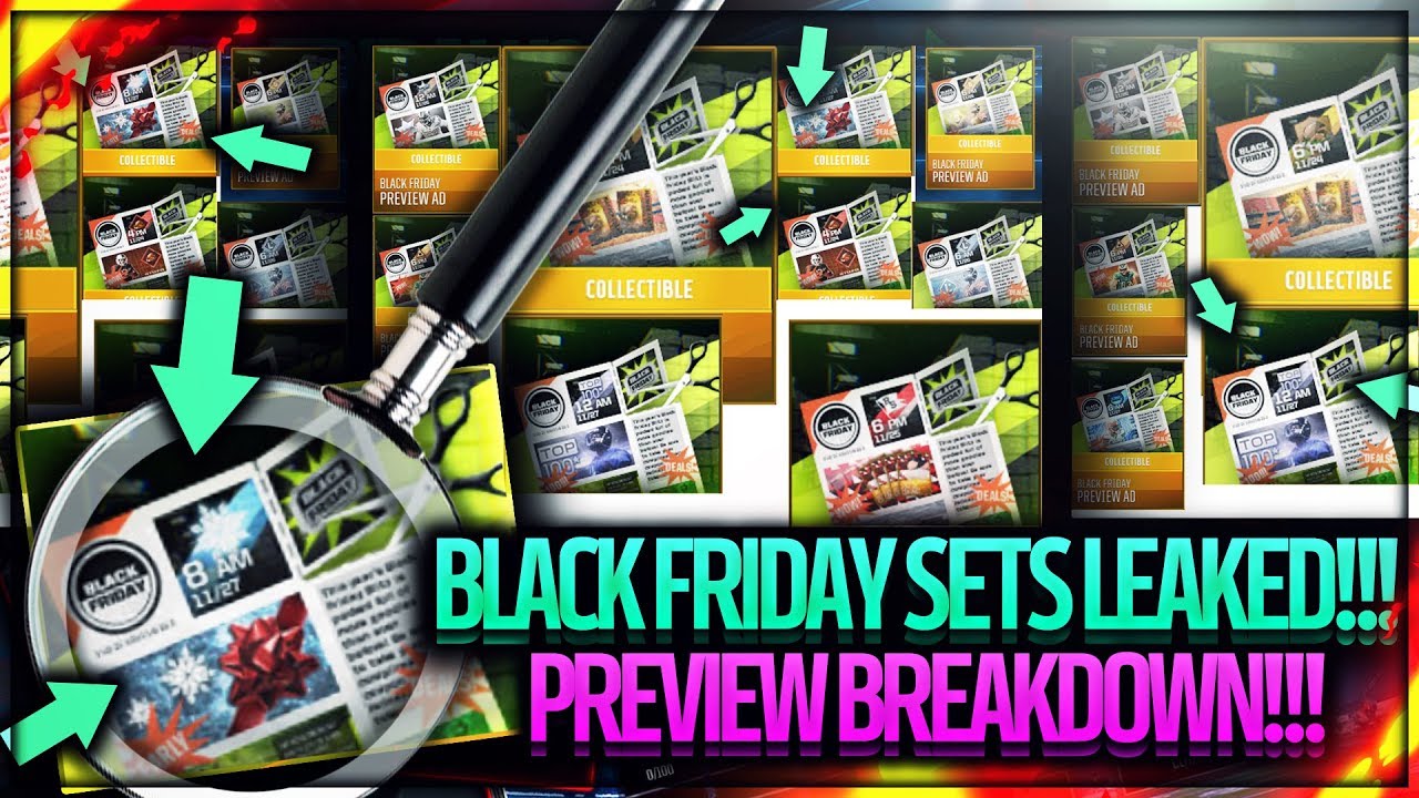 EVERY BLACK FRIDAY SET LEAKED! + CYBER MONDAY MASTER LEAKED! UNREAL HIDDEN SECRETS! MADDEN FEAST 18!