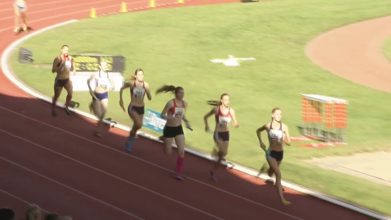 Staffel-Schaulaufen mit Konstanze Klosterhalfen | 3x800 Meter | U23 DM Leverkusen 2017