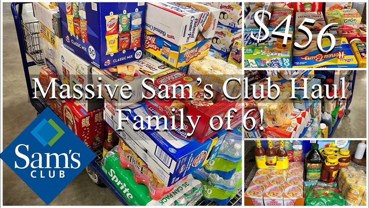 MASSIVE SAM'S HAUL FOR FAMILY OF 6| SHOP WITH ME| HOW I SHOP FOR MY LARGE FAMILY