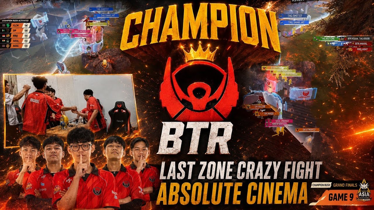 FFMAI SUMMER 2026 CHAMPION 🏆- BTR | LAST GAME HIGHLIGHT 🔥
