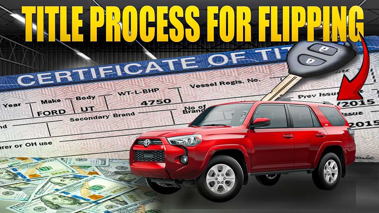 Flipping Cars With NO Dealer’s License: The Paperwork Guide