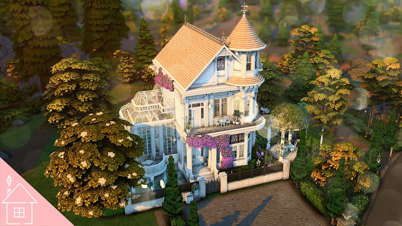 Florist's Victorian house - The Sims 4 Speed build