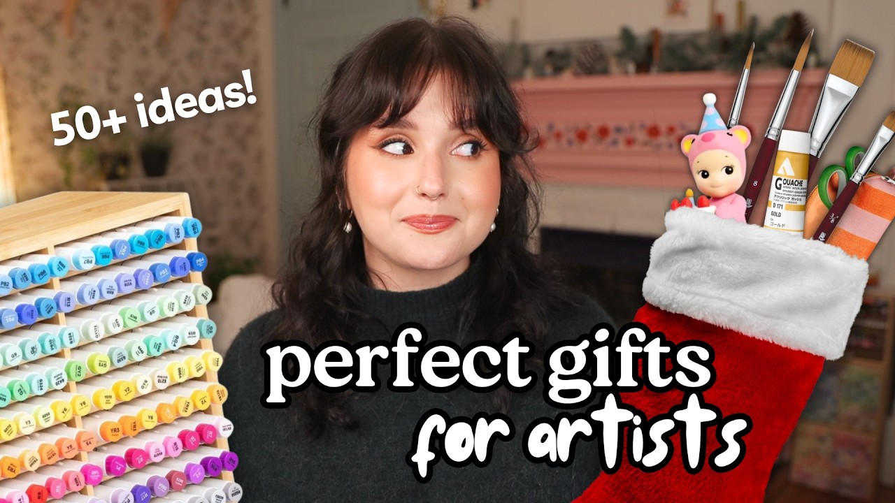 Gift Ideas for ARTISTS & CREATIVES 🎨 2024 artist gift guide