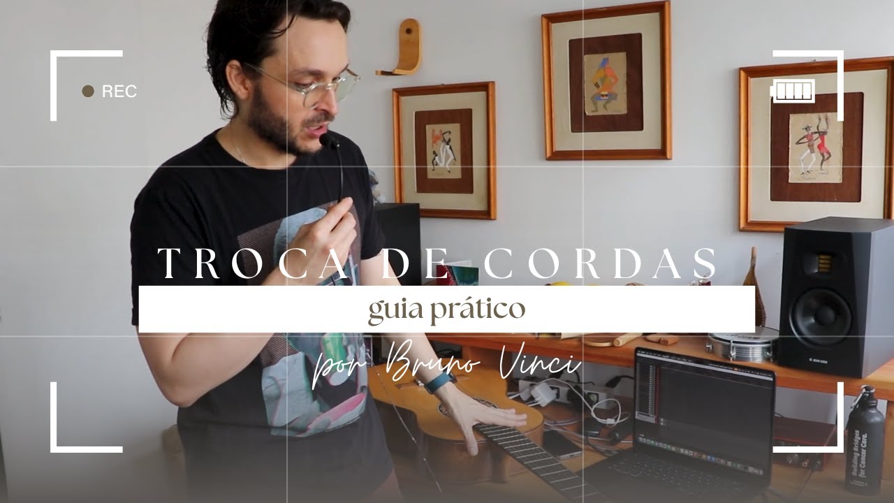 Troca de cordas - violão (guia)