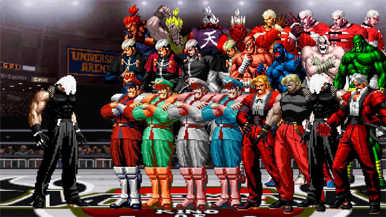 Новый финальный регби против команды Super The King Of Fighters Team Mugen