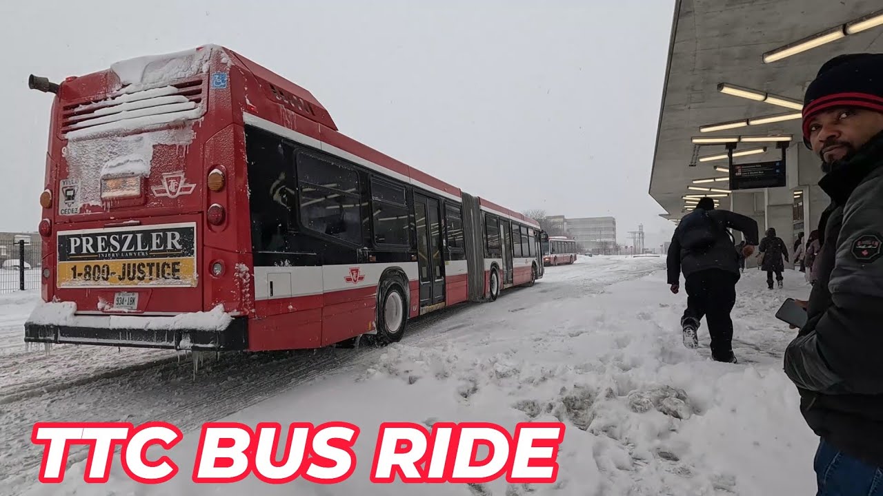 Winter Commute: Riding the TTC 36 During a Toronto Snowstorm