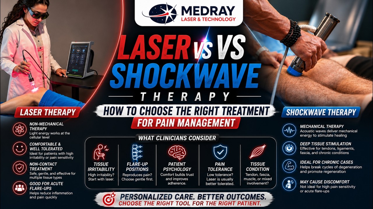 Laser vs Shockwave Therapy: How to Choose the Right Treatment for Pain Management