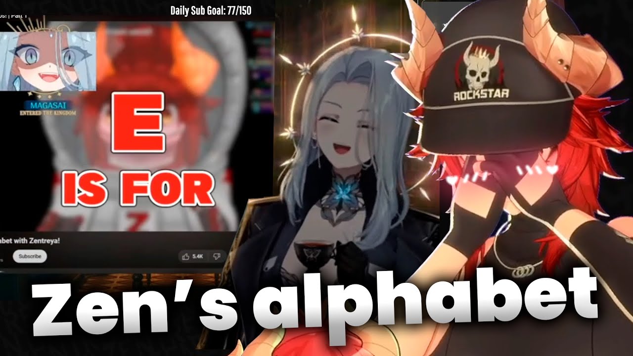 Zen 𝙜𝙚𝙩𝙨 𝙚𝙢𝙗𝙖𝙧𝙧𝙖𝙨𝙨𝙚𝙙 when AmaLee reacts to Zentreya's alphabet