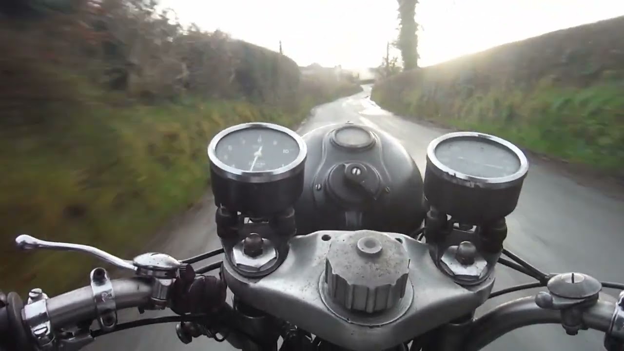 BSA Gold Star 350 short road test.