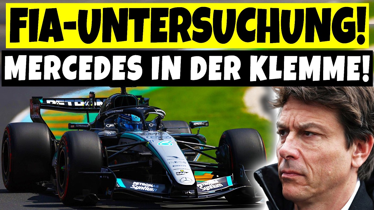 MERCEDES IN ERNSTHAFTEN SCHWIERIGKEITEN: FIA-UNTERSUCHUNG nach neuen Beweisen, die alles verändern!