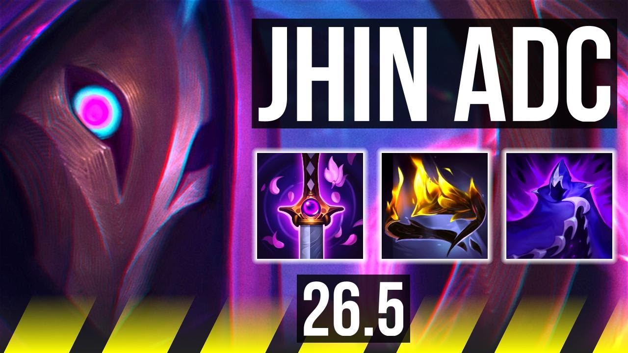 JHIN & Pyke vs MISS FORTUNE & Annie (ADC) | Good KDA: 13/2/15 | KR Master | 26.5