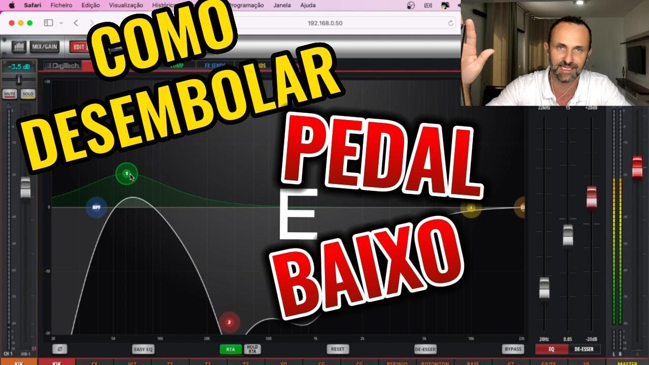 COMO DESEMBOLAR PEDAL DO BAIXO