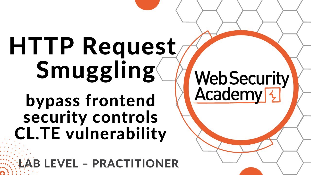 Lab: Exploiting HTTP request smuggling to bypass front-end security controls, CL.TE vulnerability