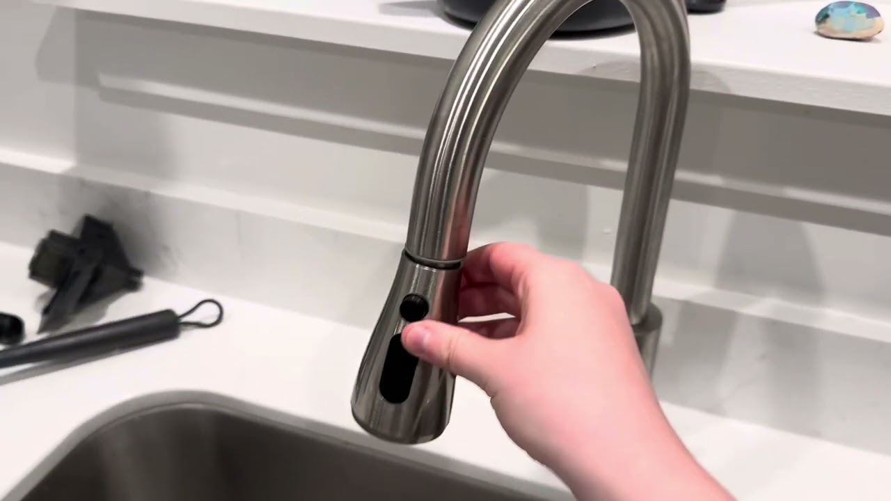 FORIOUS Kitchen Faucets, Brushed Nickel Kitchen Faucet with Pull Down Sprayer Review